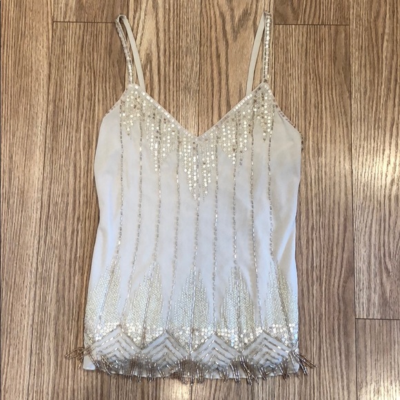 Tops - GORGEOUS Express beaded tank top!😍😍😍